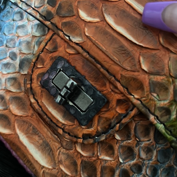 Crocodile Multi Color Bag - Picture 9 of 10